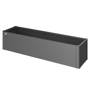 Belvedere mini-plantebed, størrelse 200, metallisk mørkegrå