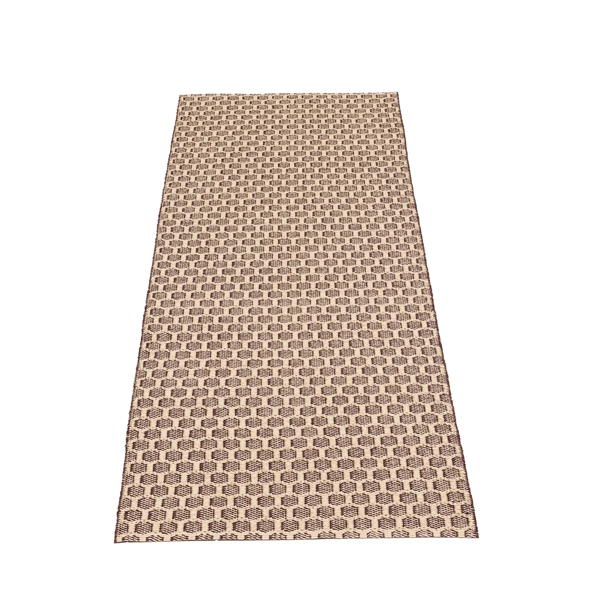Vendbar Plastmåtte MIMI Burgundy/Cream 70x360 cm