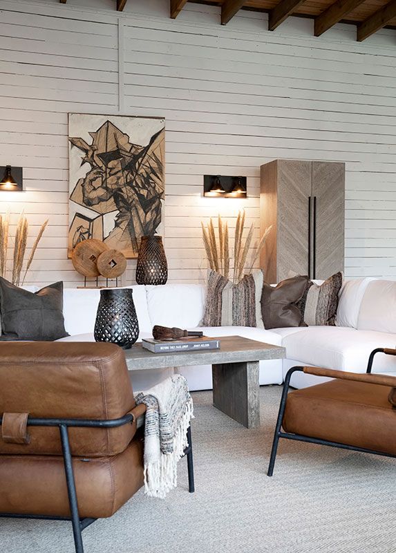 Sinclair Lænestol Brun Læder Artwood