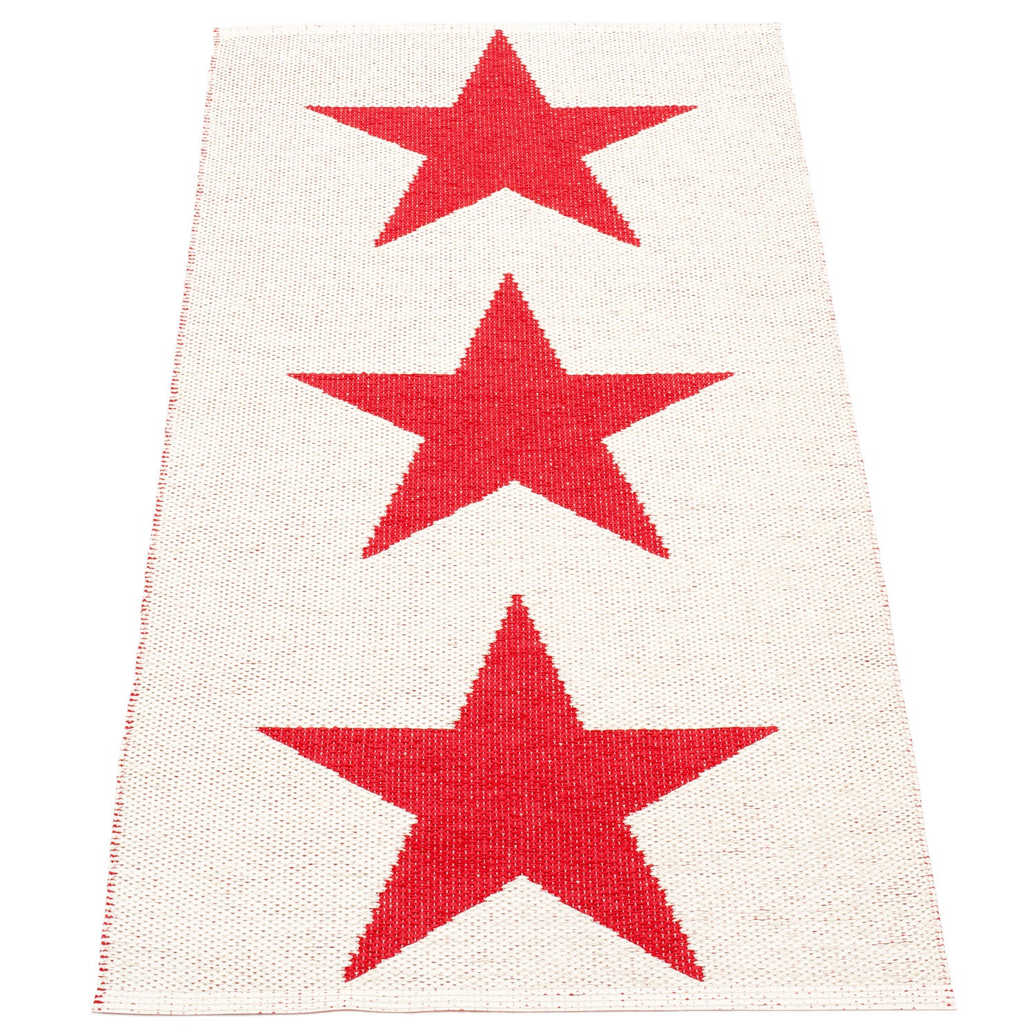 Viggo tæppe 70x150 cm one red / vanilla 