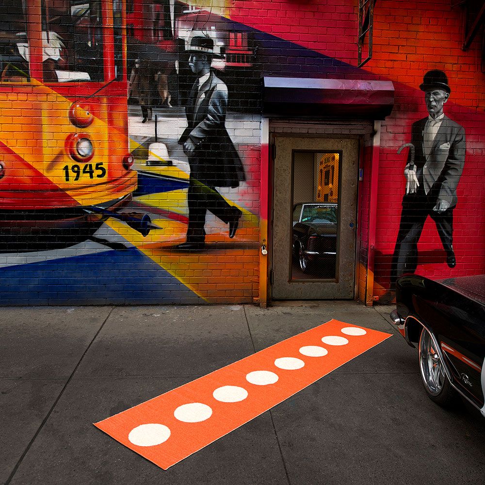 Vera tæppe 70x225 cm mud/vanilla 