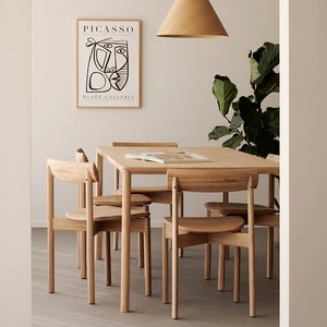 Risu Spisestol Lakeret Eg