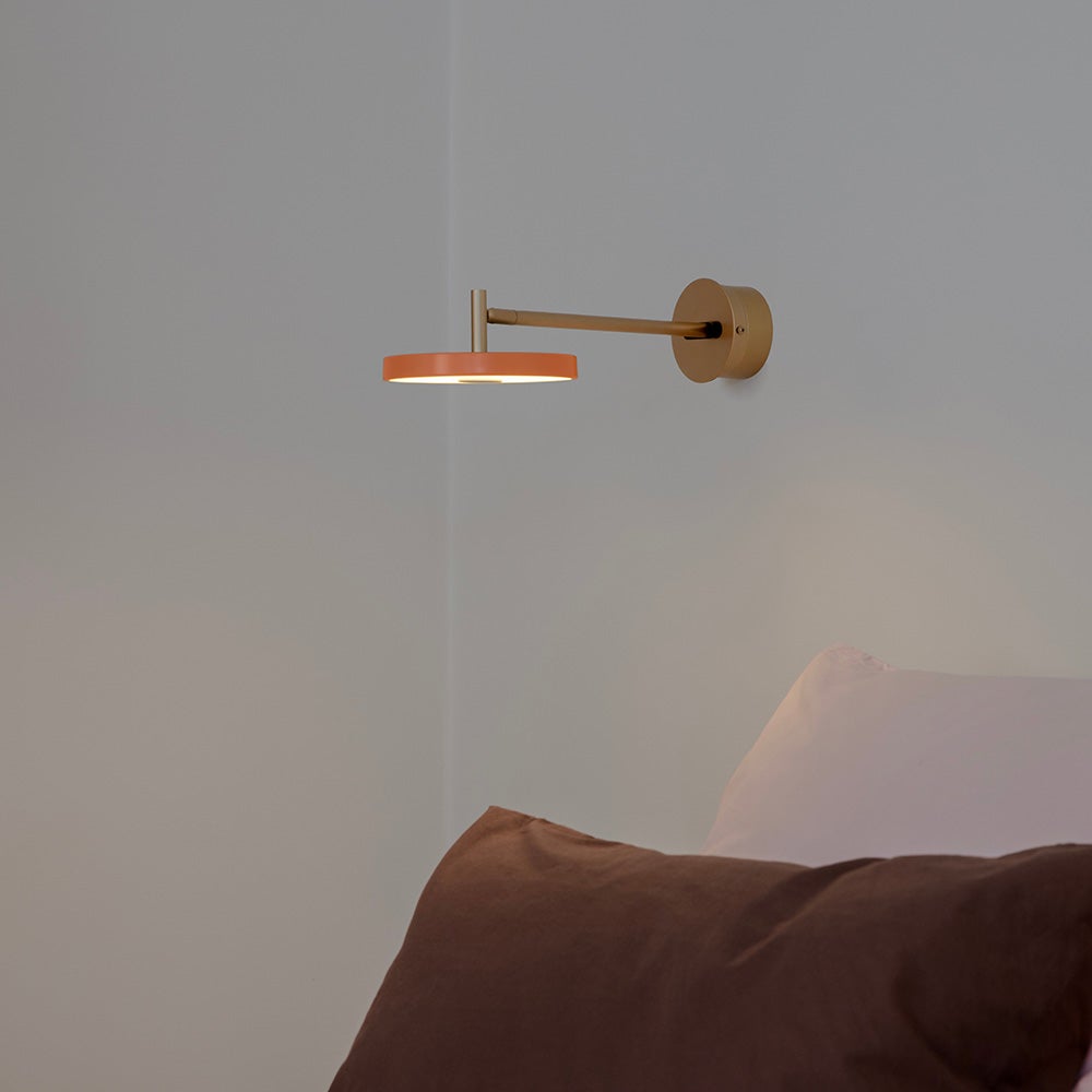 Asteria Wall Long Væglampe Ø15 cm Nuance Orange