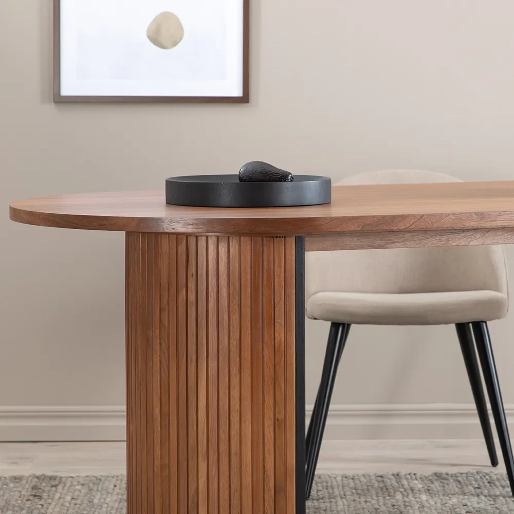 Bianca spisebord 90x200 valnød 