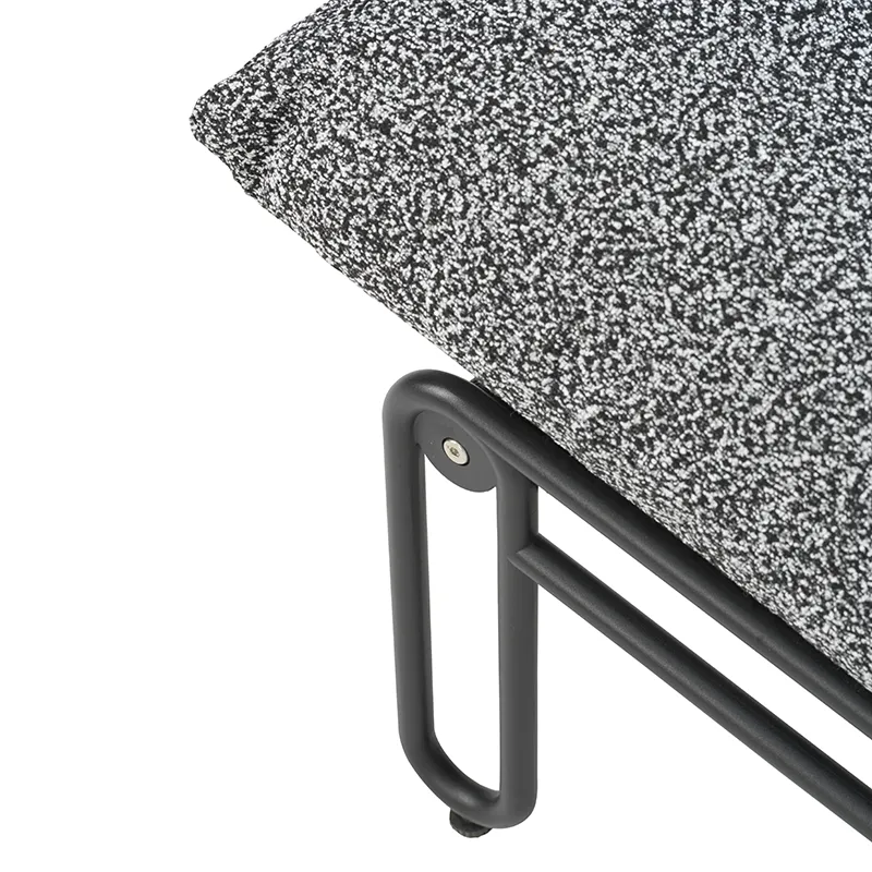 Blixt lænestol Sort / Teddy ant