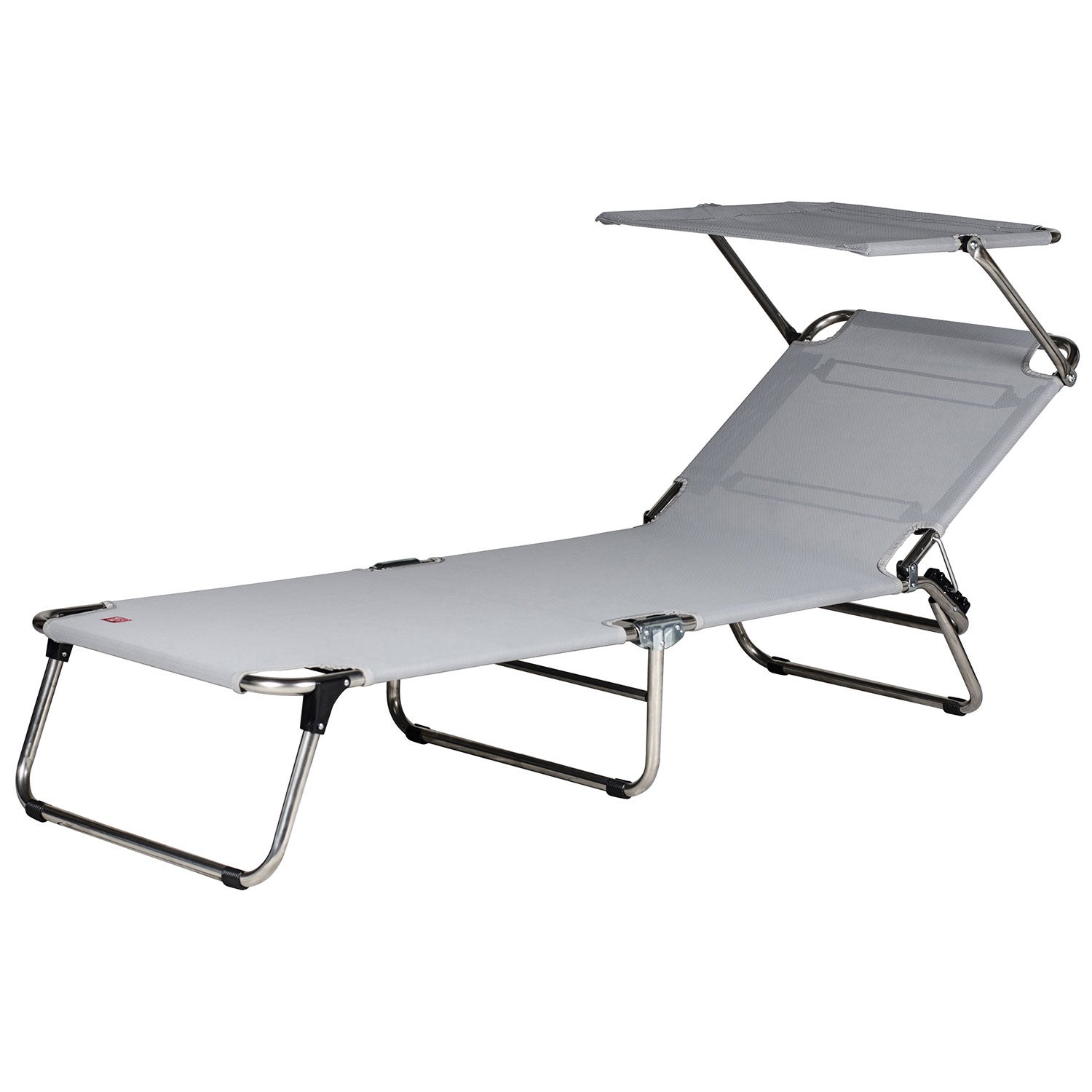 Amigo solseng top grå aluminium/textilene