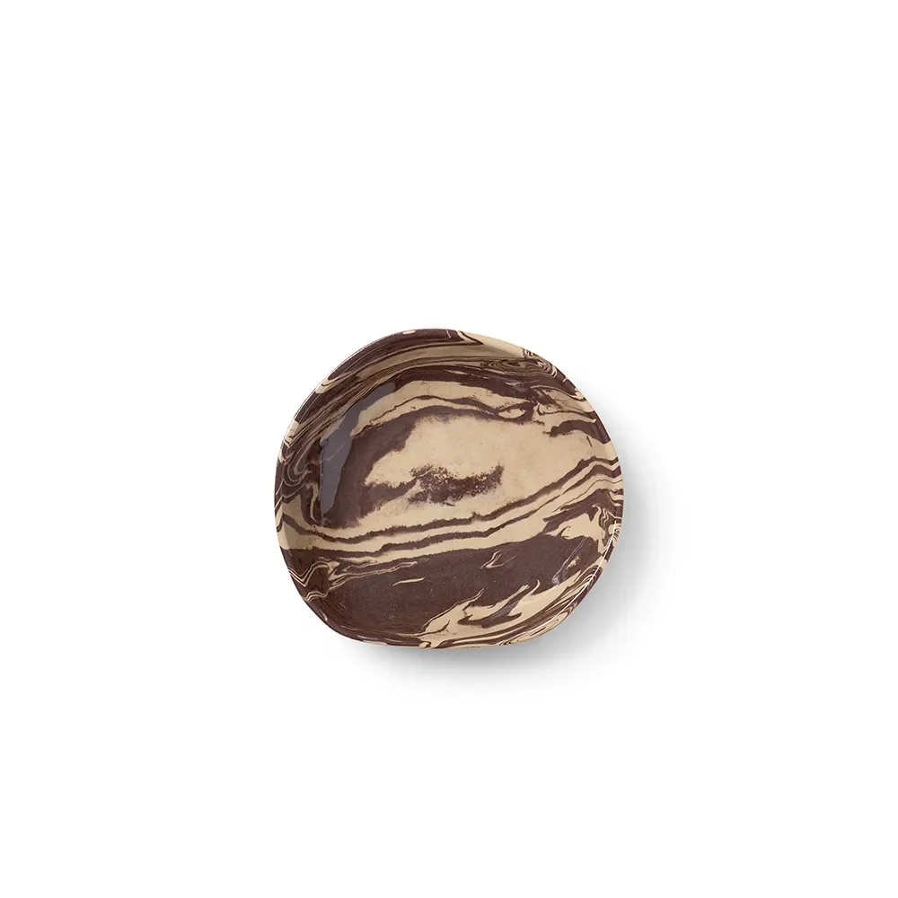 Ferm Living Ryu skål 28 cm Sand-brun