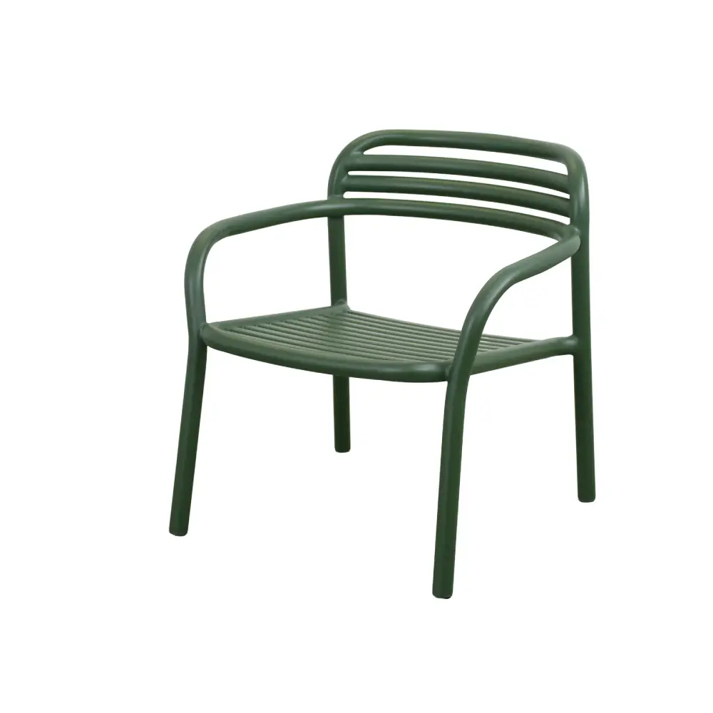 Bliss loungestol, stabelbar Dark green, aluminium
