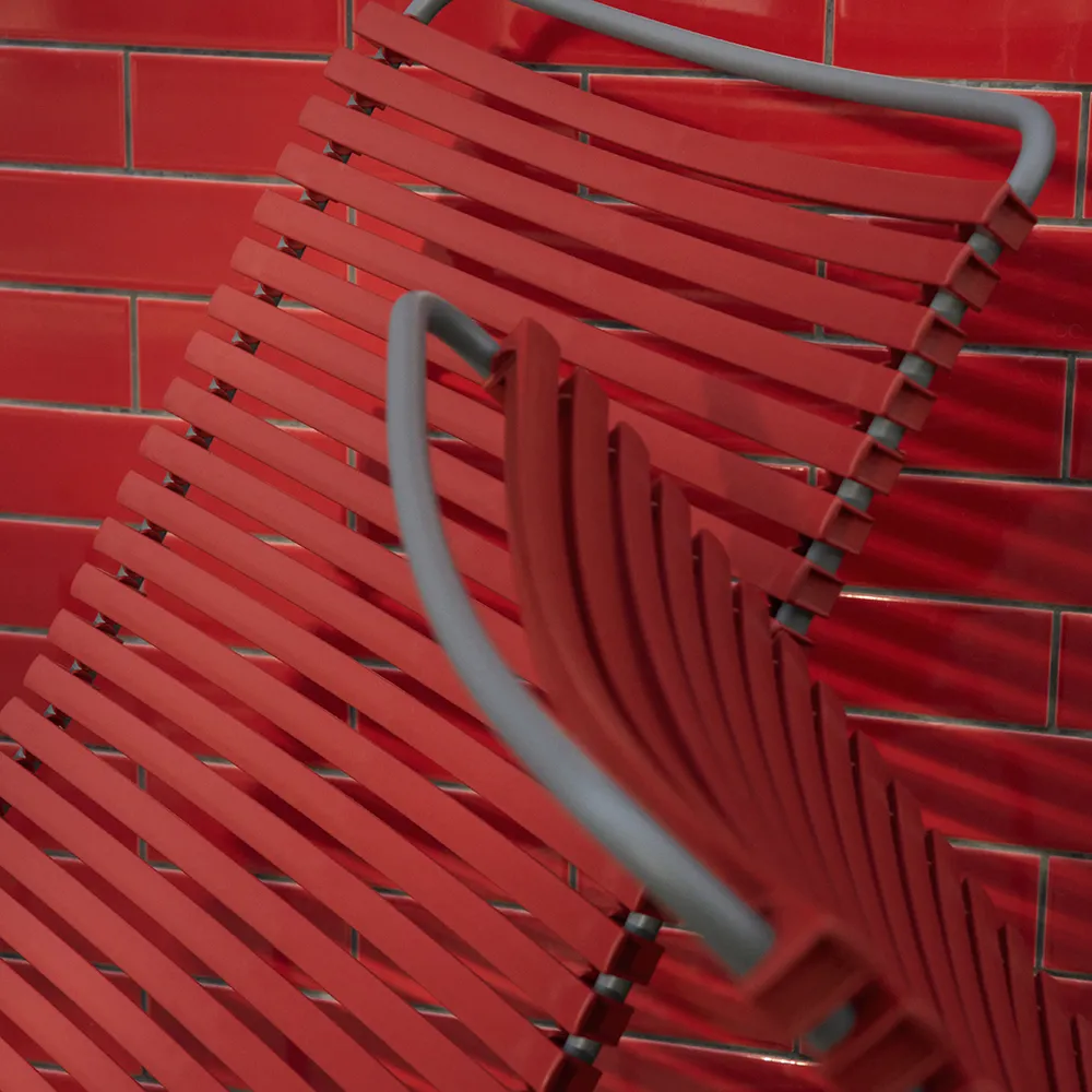 Click gyngestol Paprika / Grey bamboo