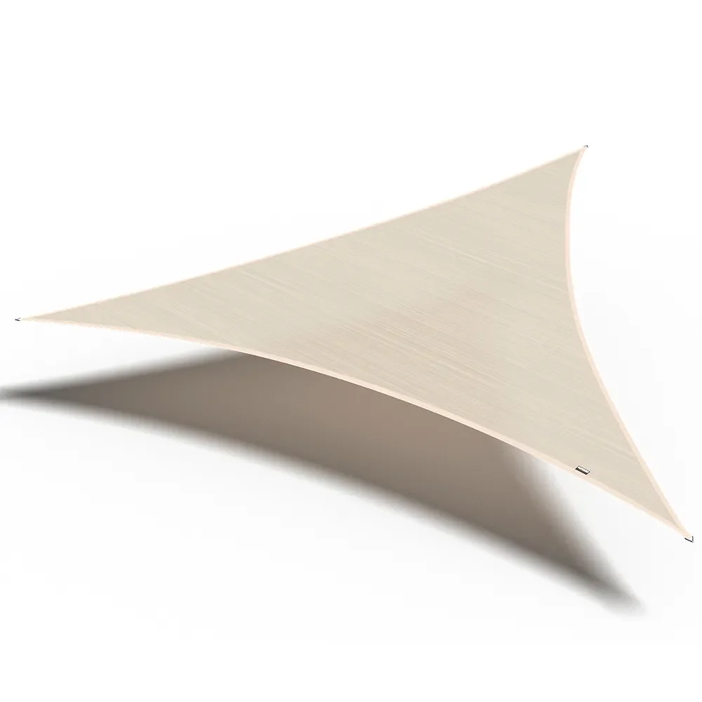 Platinum Sun & Shade, Coolfit solsejl, trekantet, 360 x 360 cm, off-white