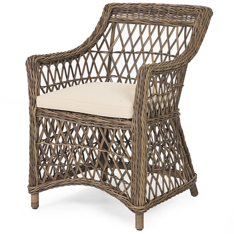 Beatrice Armlænsstol Brun/Beige 