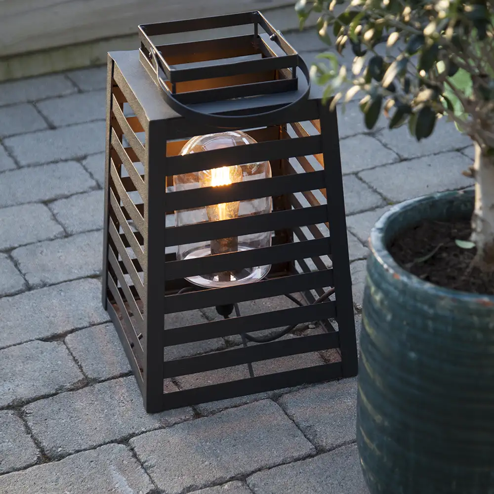 Yankton bord/gulvlampe Sort