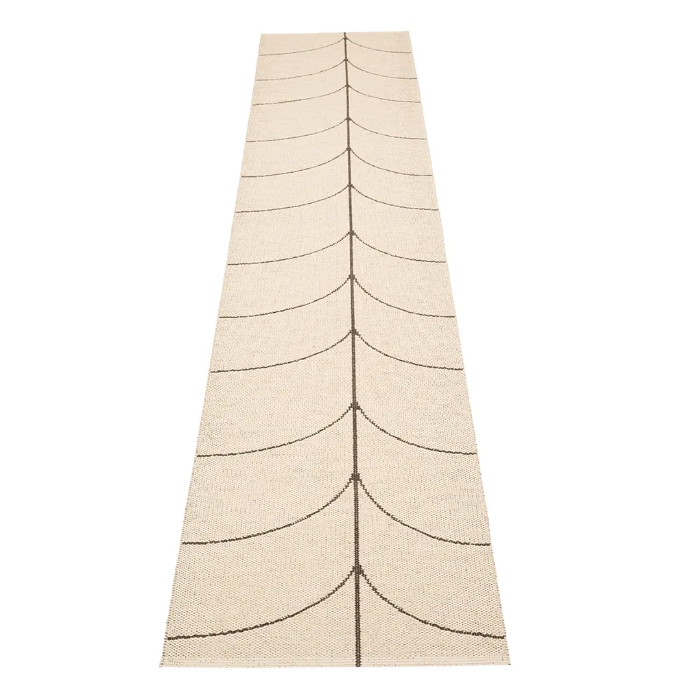 Vævet Tæppe Leif Dark Brown 70x360 cm