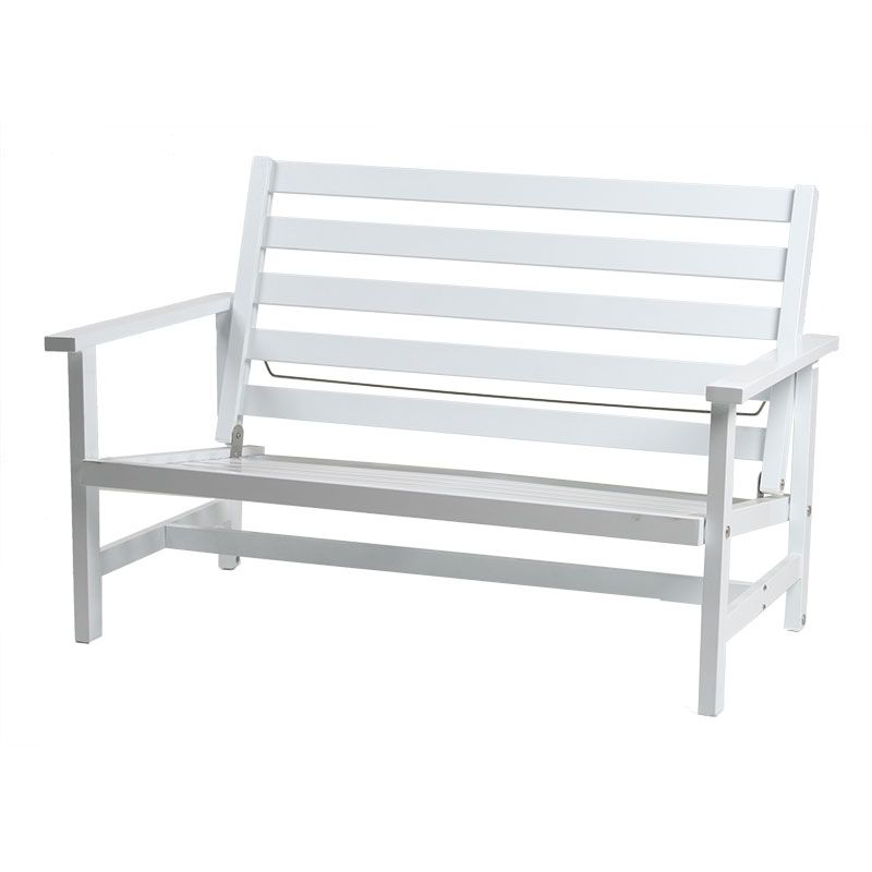 Fri Form Sofa 2-personers aluminium hvid
