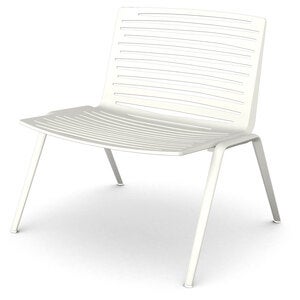 Zebra lænestol Hvid