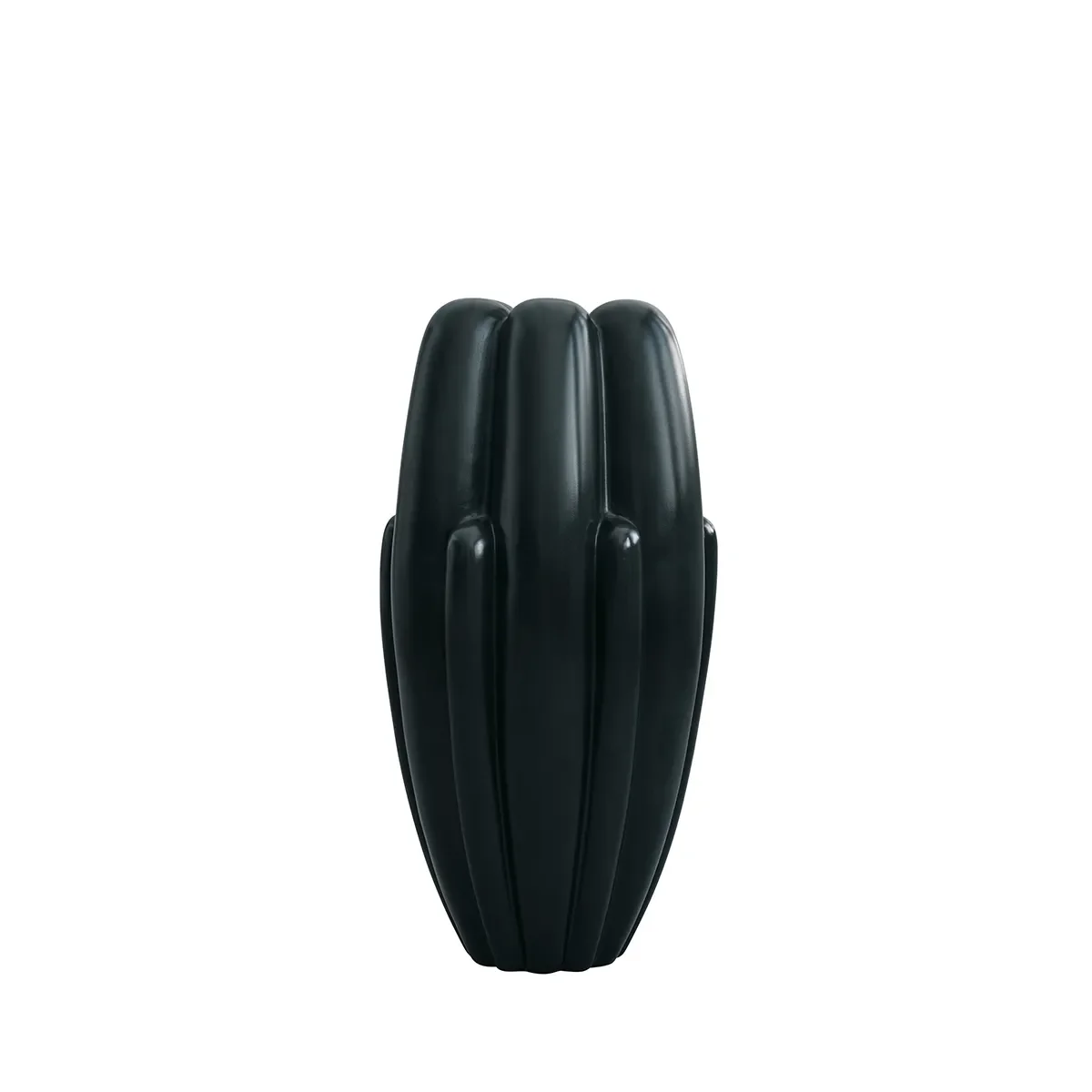 101 Copenhagen, Håndlavet vase Bloom Slim Big Dark Green H68 cm
