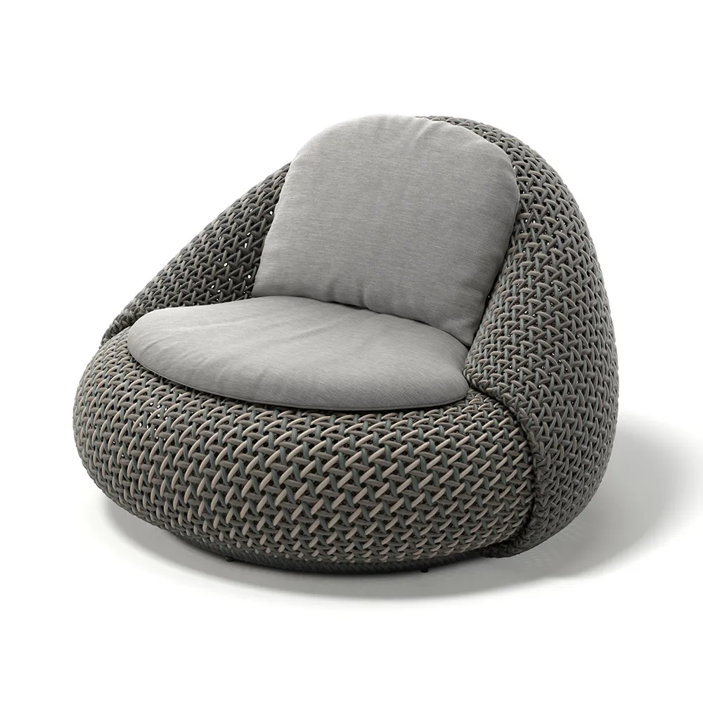 Dedon, ATOLO loungestol C3A verdraut onyx 0228 pine silver 0229