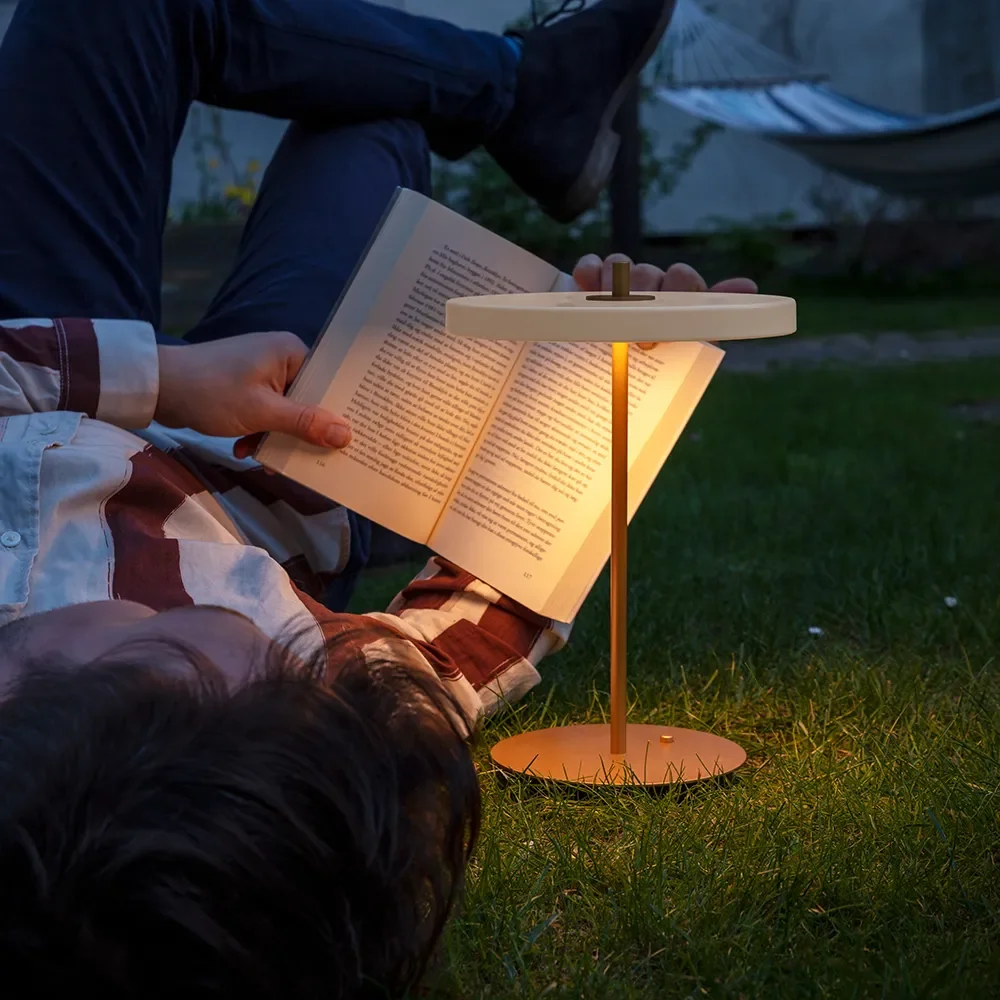 Asteria Move Bærbar lampe Pearl White