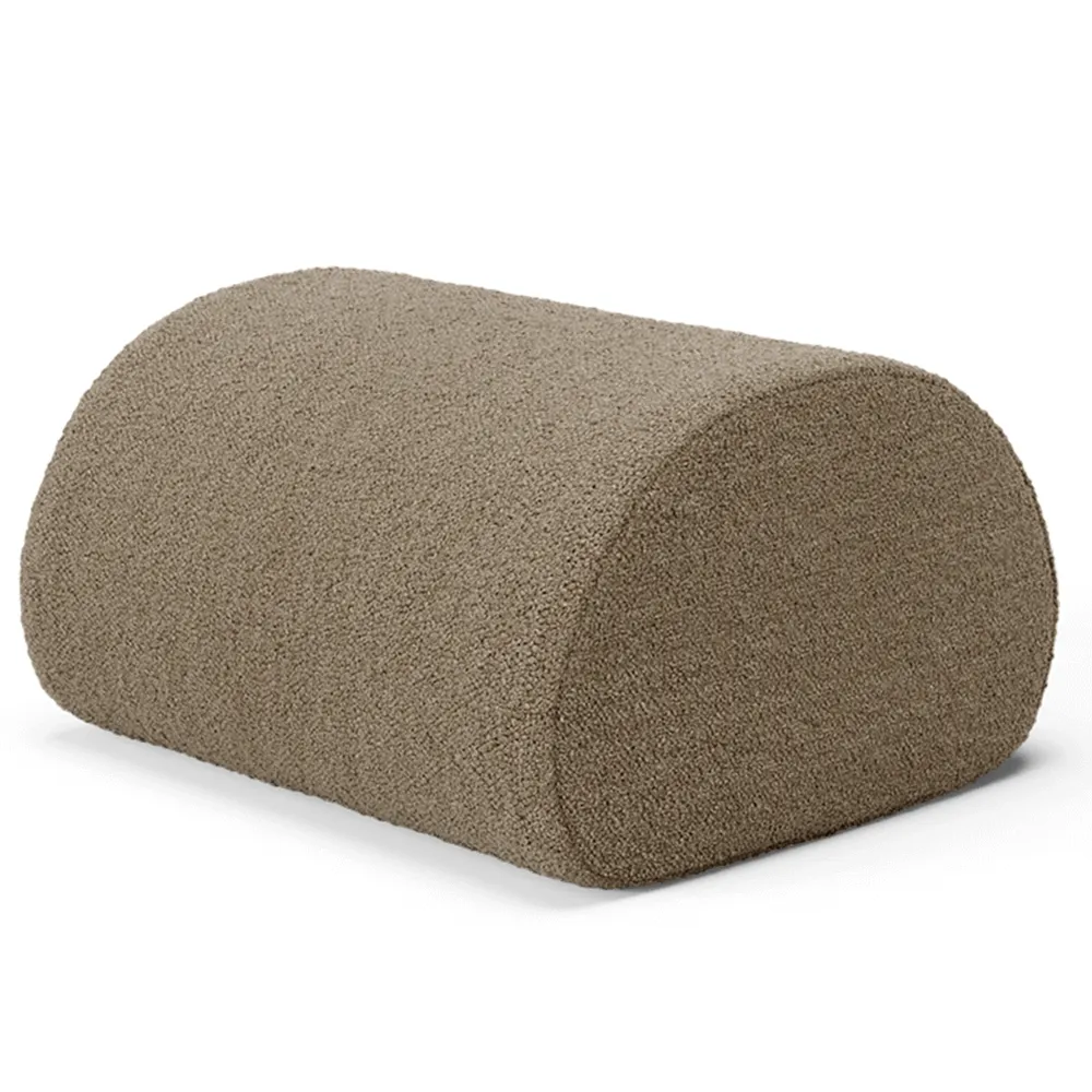 Ferm Living, Rouli Pouf Pure Bouclé Sand