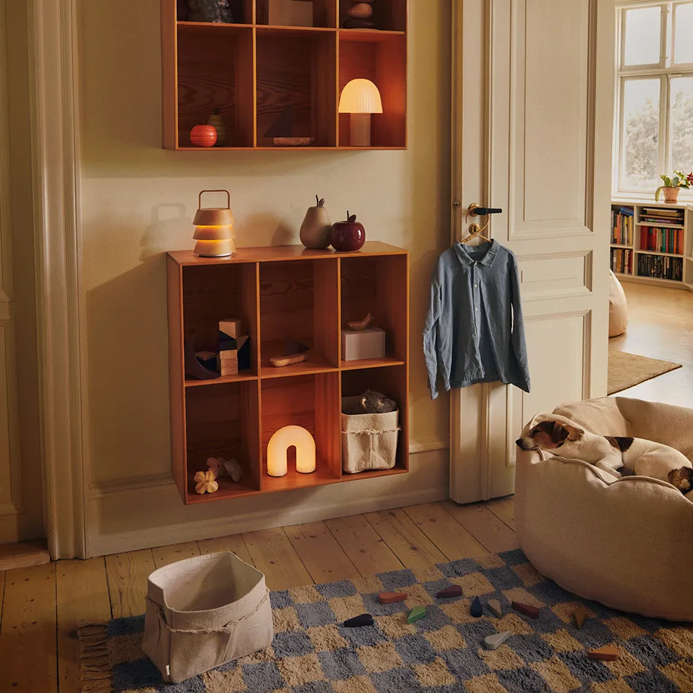 Vaskbar Tæppe Mara Mist Blue