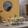 70/70 Spisebord 225x90 cm Sapele Mahogany/Anthracite Black