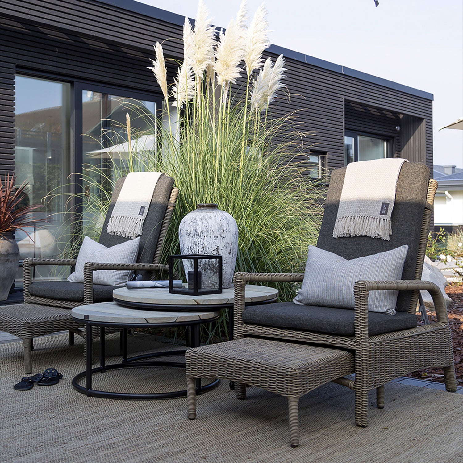 Tampa Solseng Polyrattan Artwood