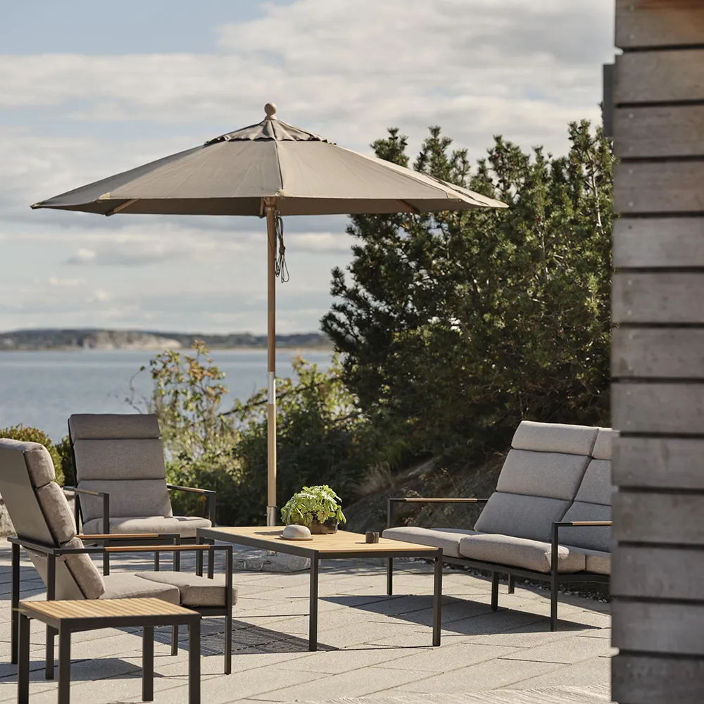 Reggio Træparasol 300 cm FSC Taupe