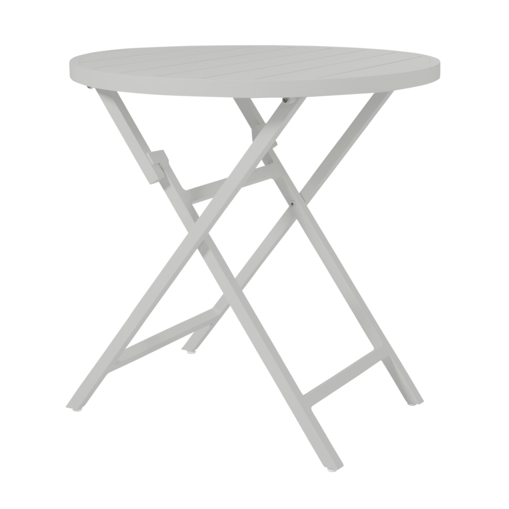 Brafab, WILKIE Foldebord Ø72 - Lysegrå