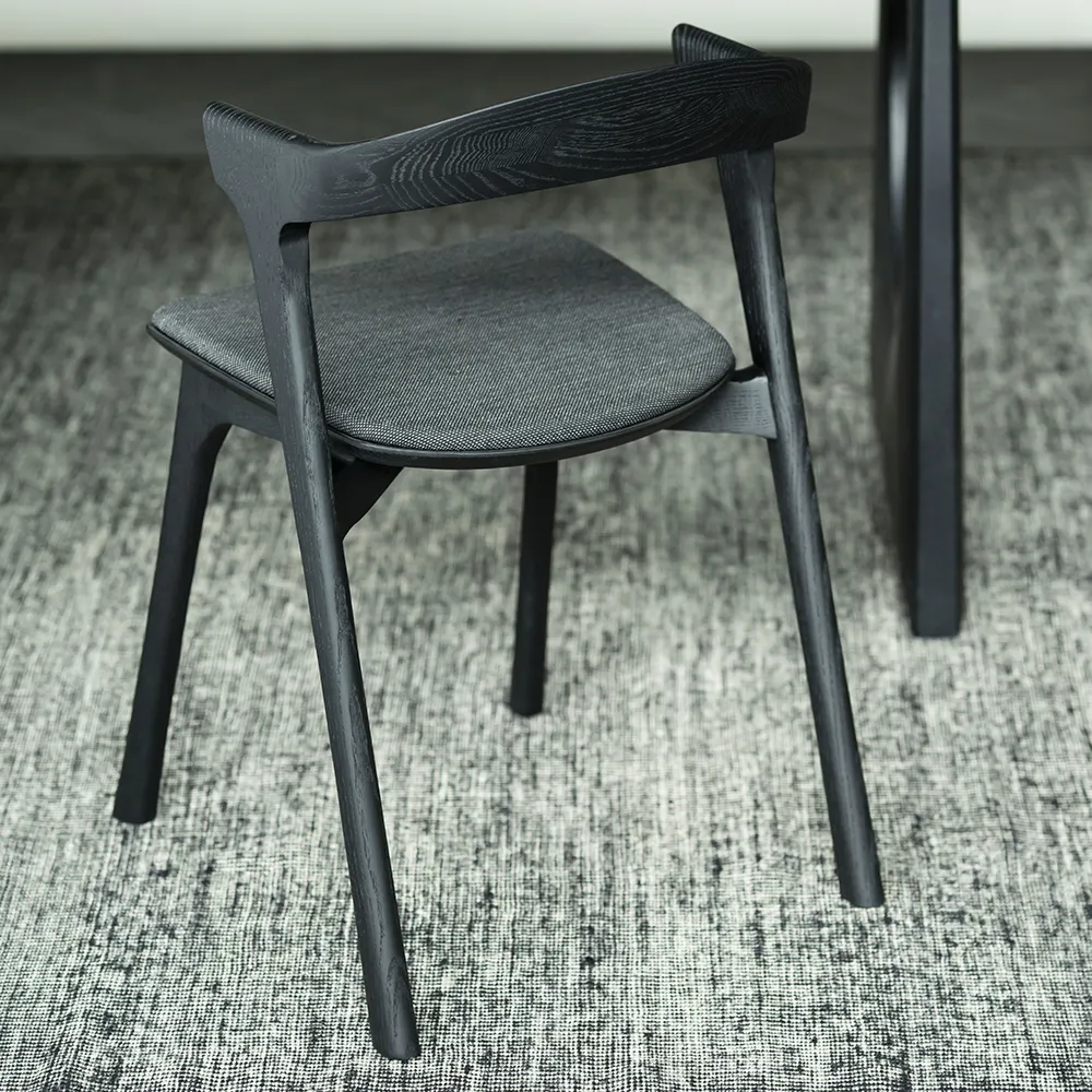 Dots kilim Tæppe 200x300 Black