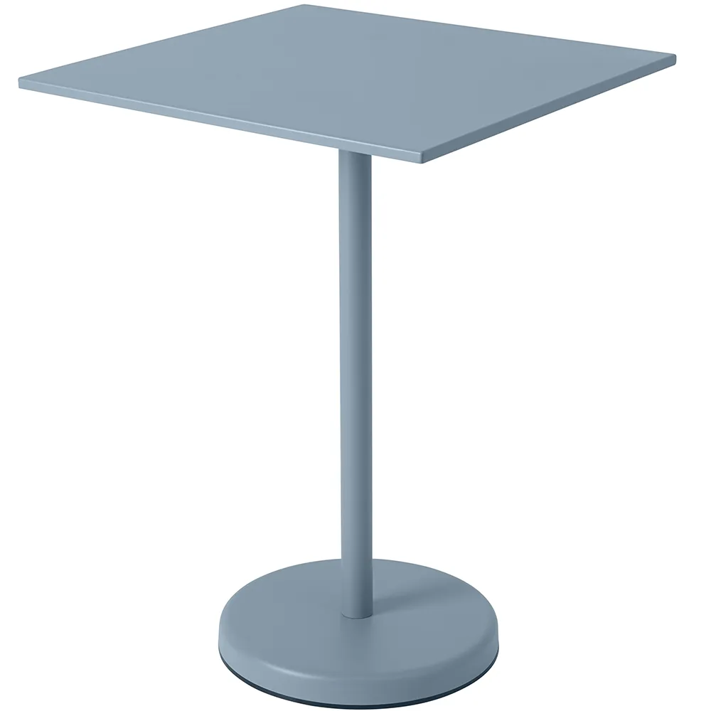 Muuto, Linear Steel Barbord 70x70 h: 95 cm Pale Blue