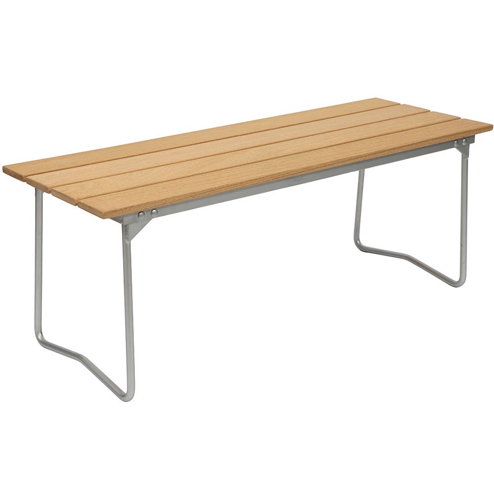 Grythyttan Stålmöbler, Bænk 8 Olieret Eg Grythyttan Stålmöbler