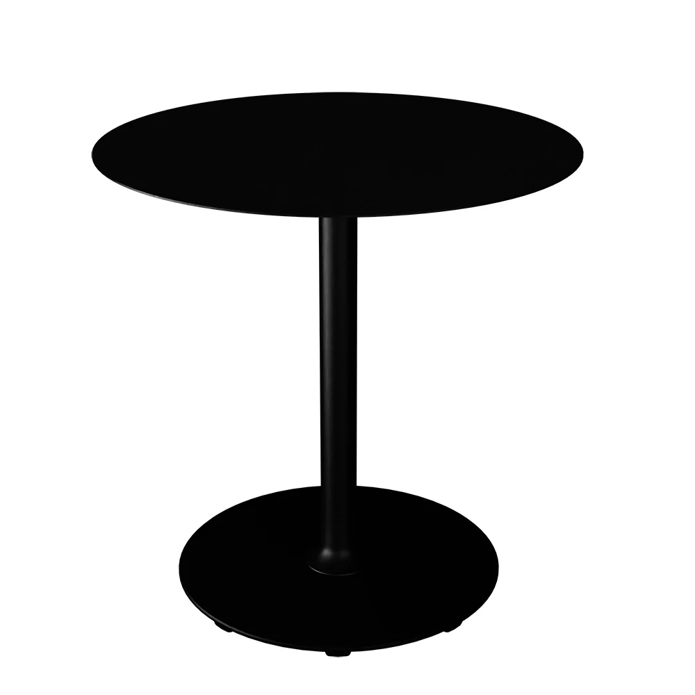 Houe, PICO Sofabord Ø74 cm, rund fod Sort