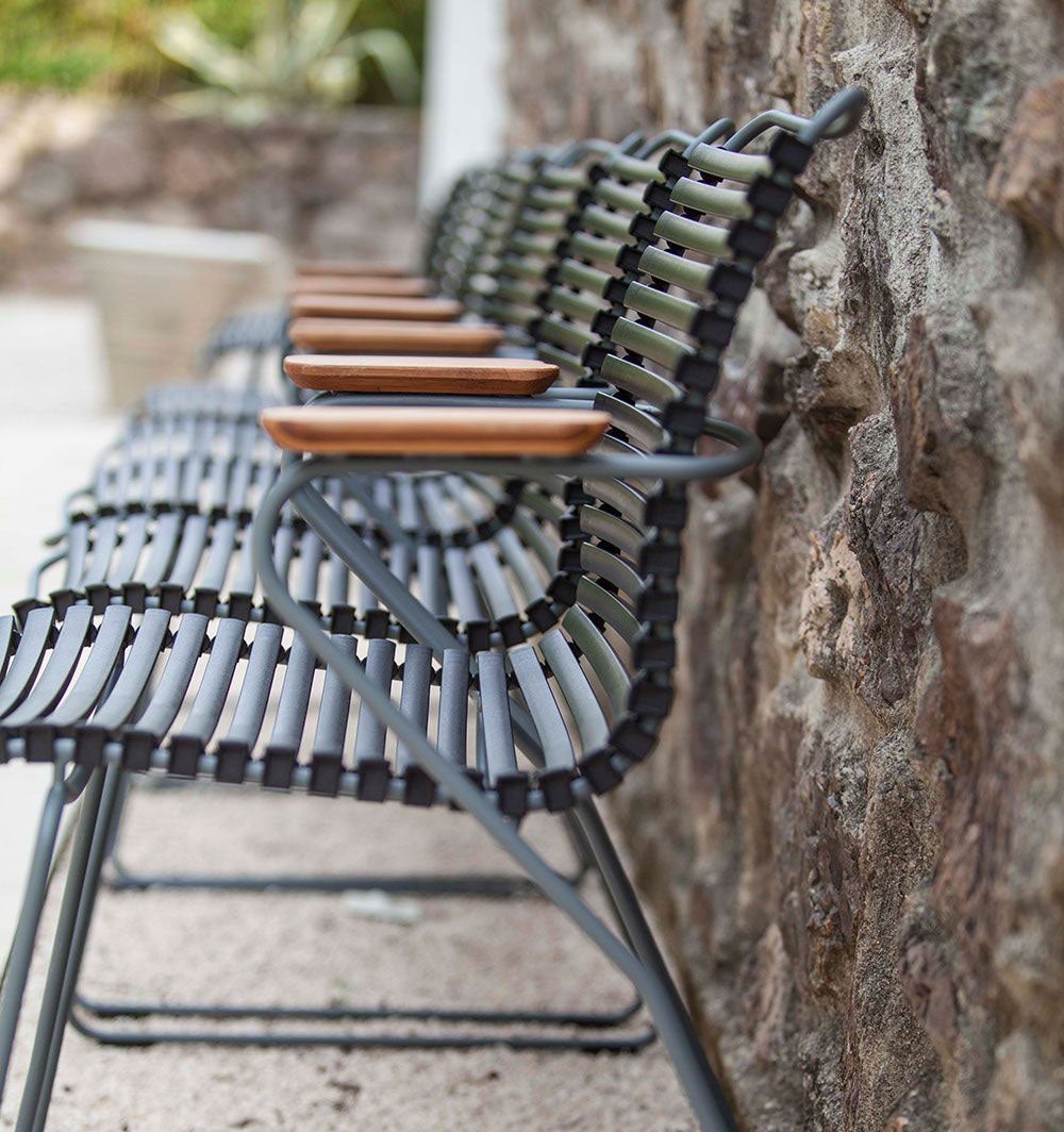 Click lænestol sand/bambus