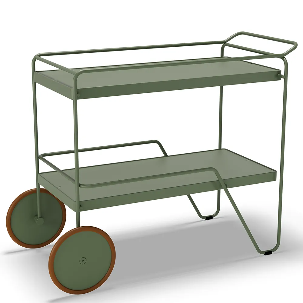 Houe, Click Serving cart Mono Olive green