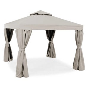 Luxor pavillon 300x300 cm sand aluminium