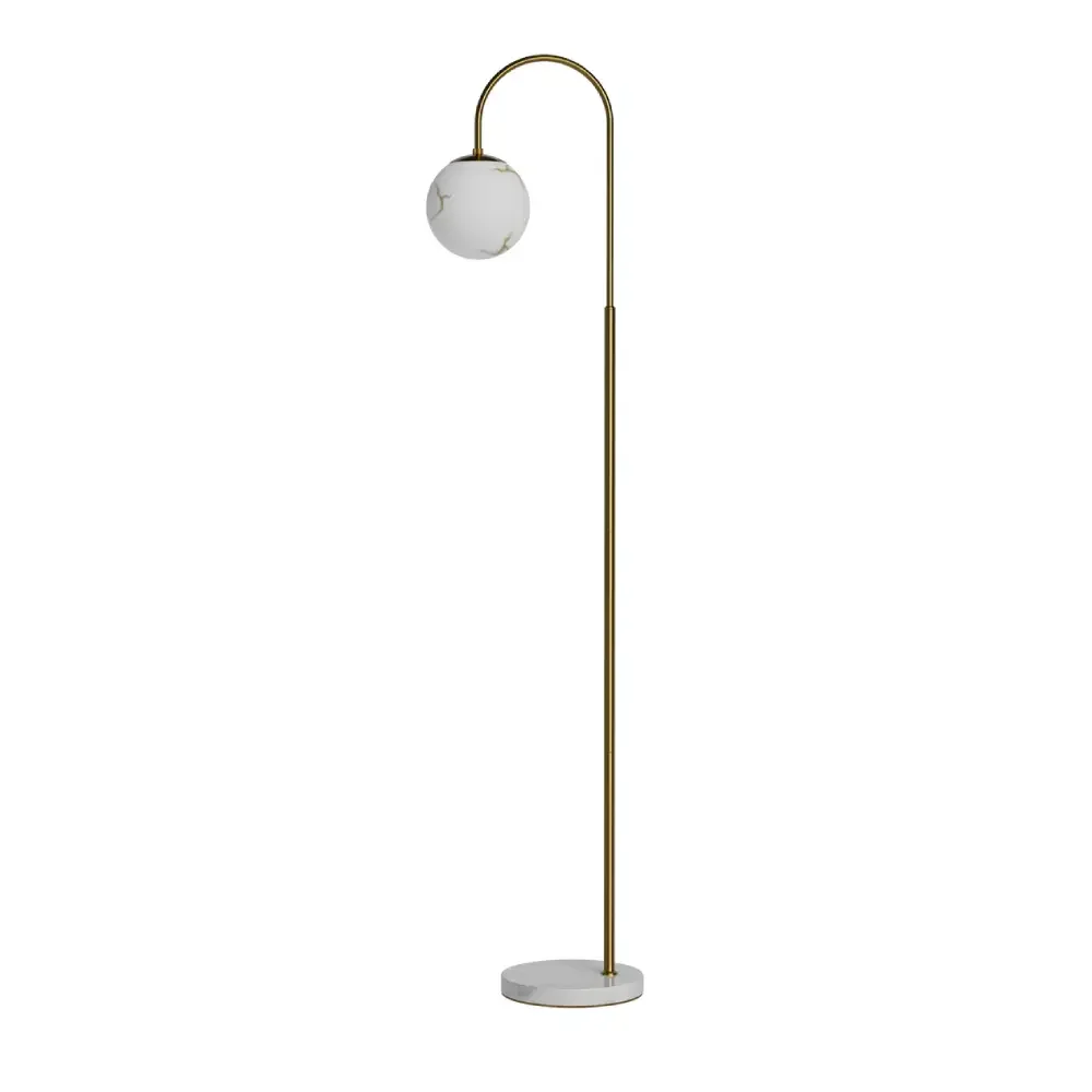 Bellagio gulvlampe H163cm messing/hvid