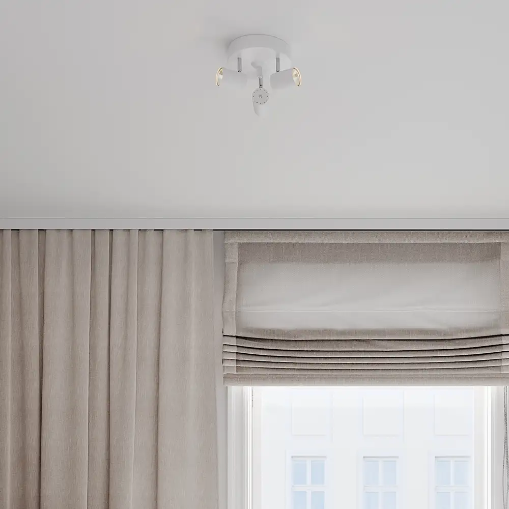 Correct loftspot 3-spot Hvid