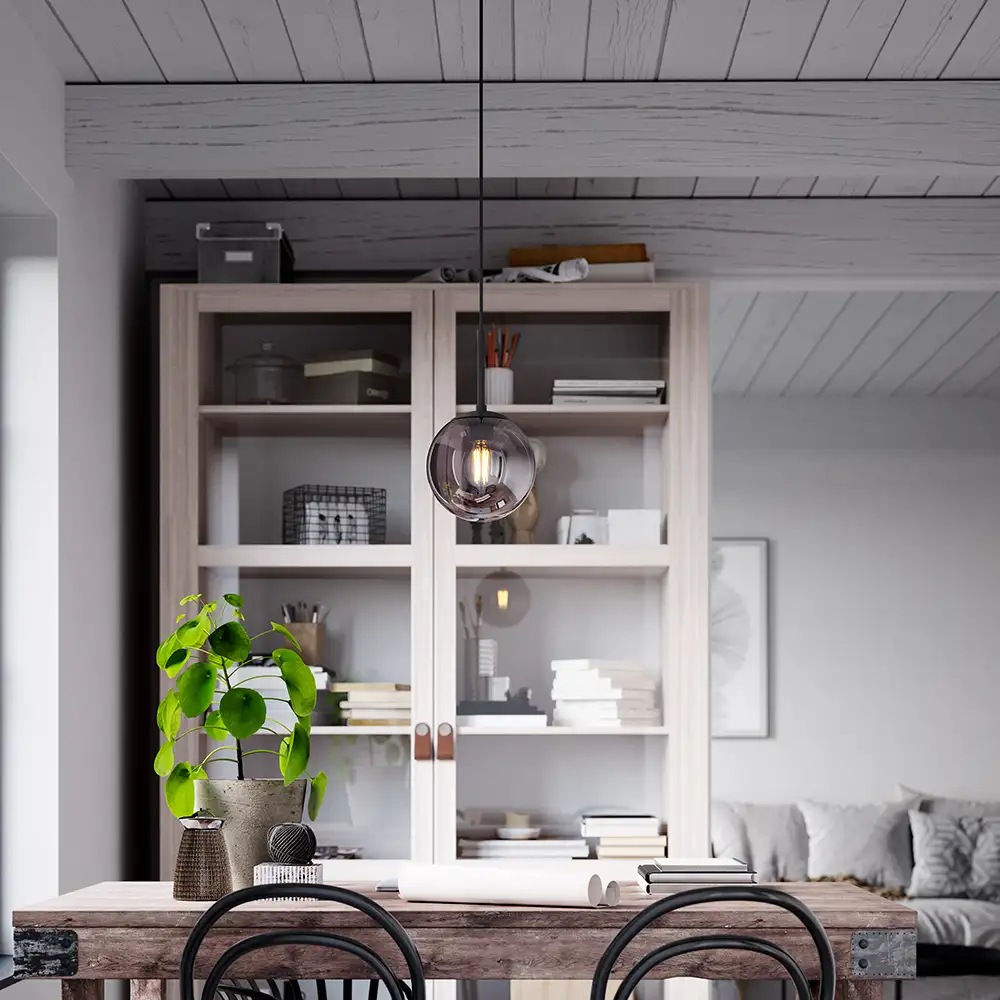 Boyle Loftlampe Ø18cm Grå