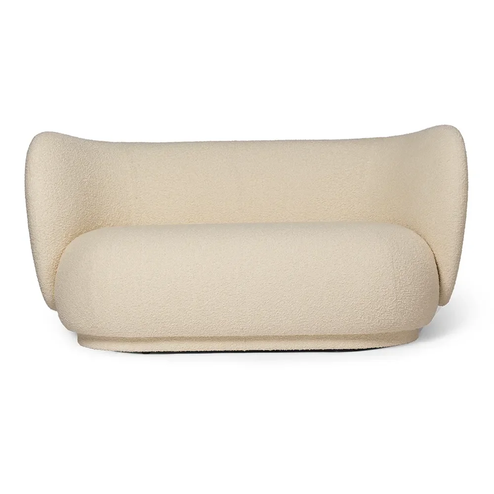 Rico 2-personers sofa Boucle - Off-White
