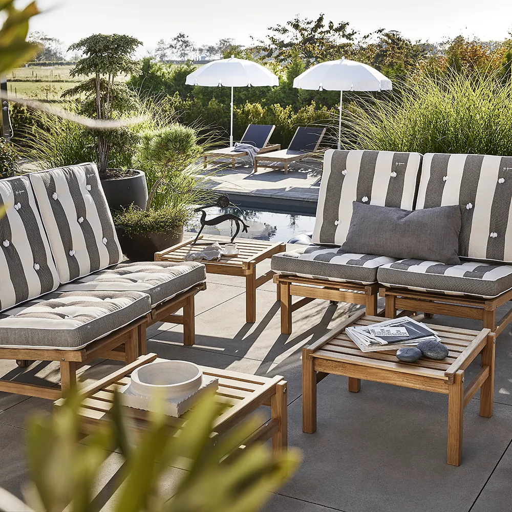 Lænestol Bygbar teak