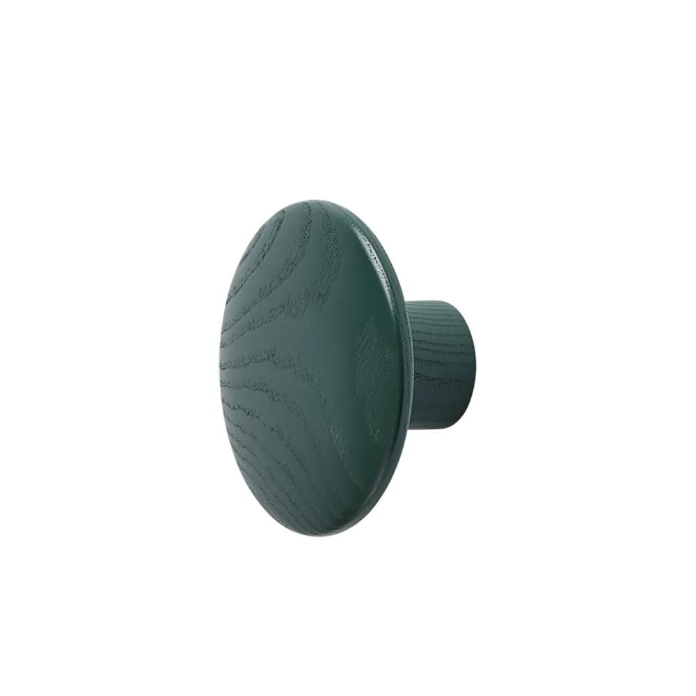 Muuto The Dots tøjknag dark green Ø9 cm