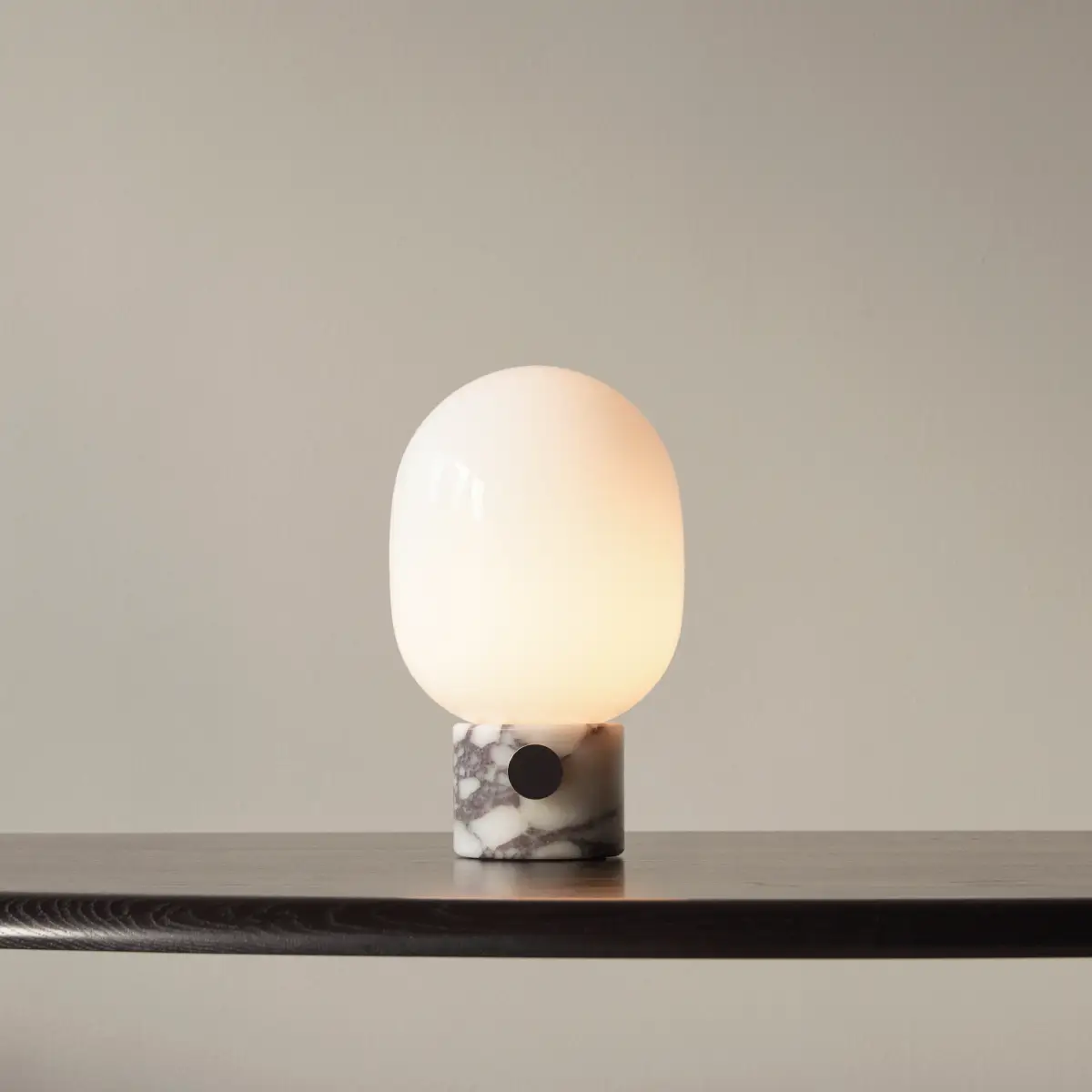 JWDA Bordlampe Marmor Calacatta Viola Stor