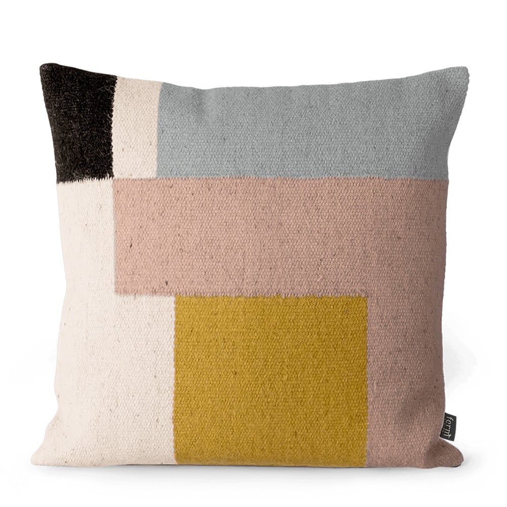 Ferm Living Kelim pude 50x50 cm squares