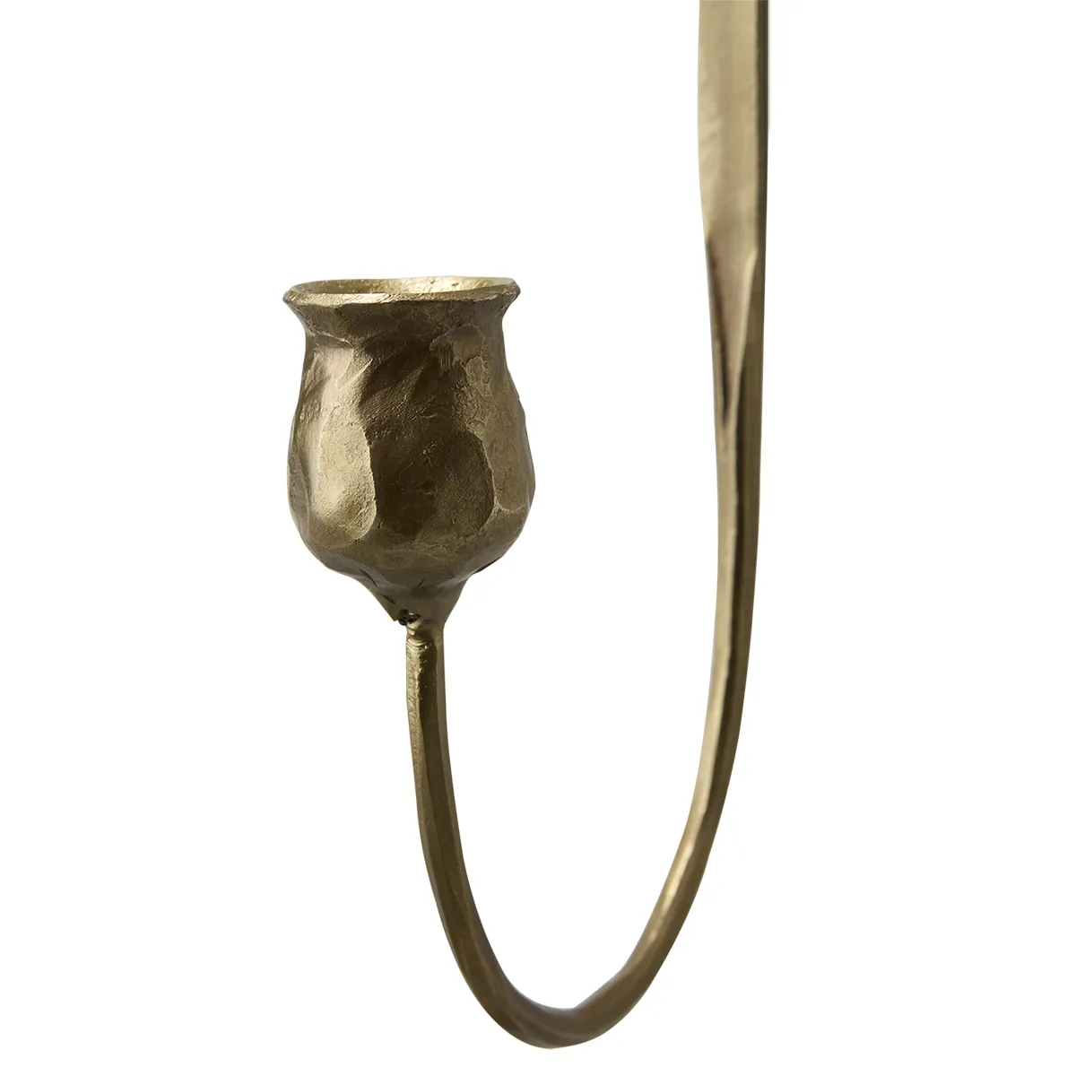 Væglysestage Francis L Brass H57 cm