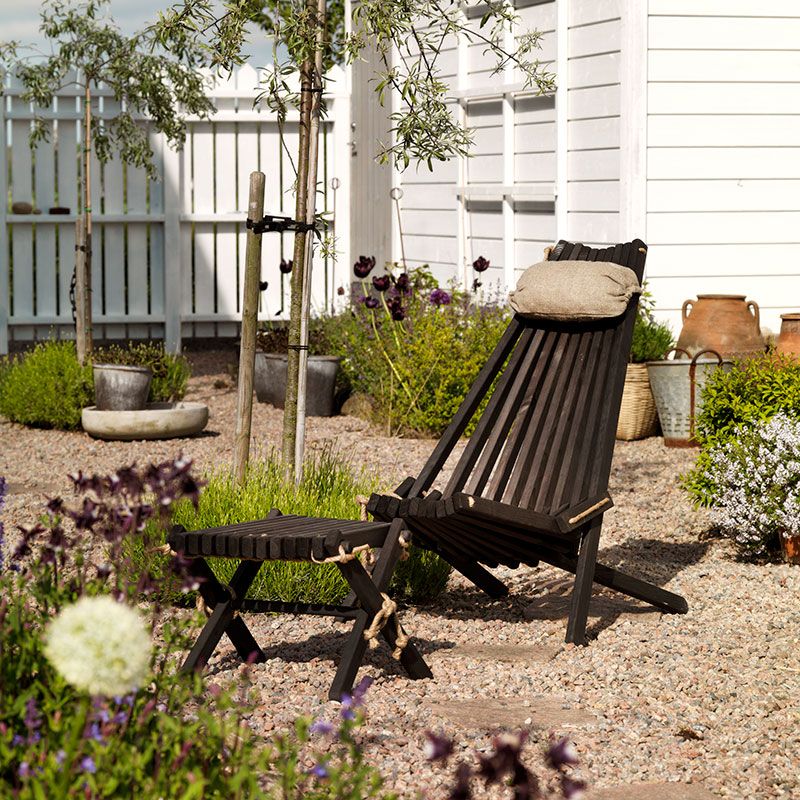 Ribbon Hvilestol Sort Brafab