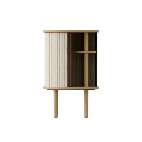 Audacious sidebord i egetræ/White Sands
