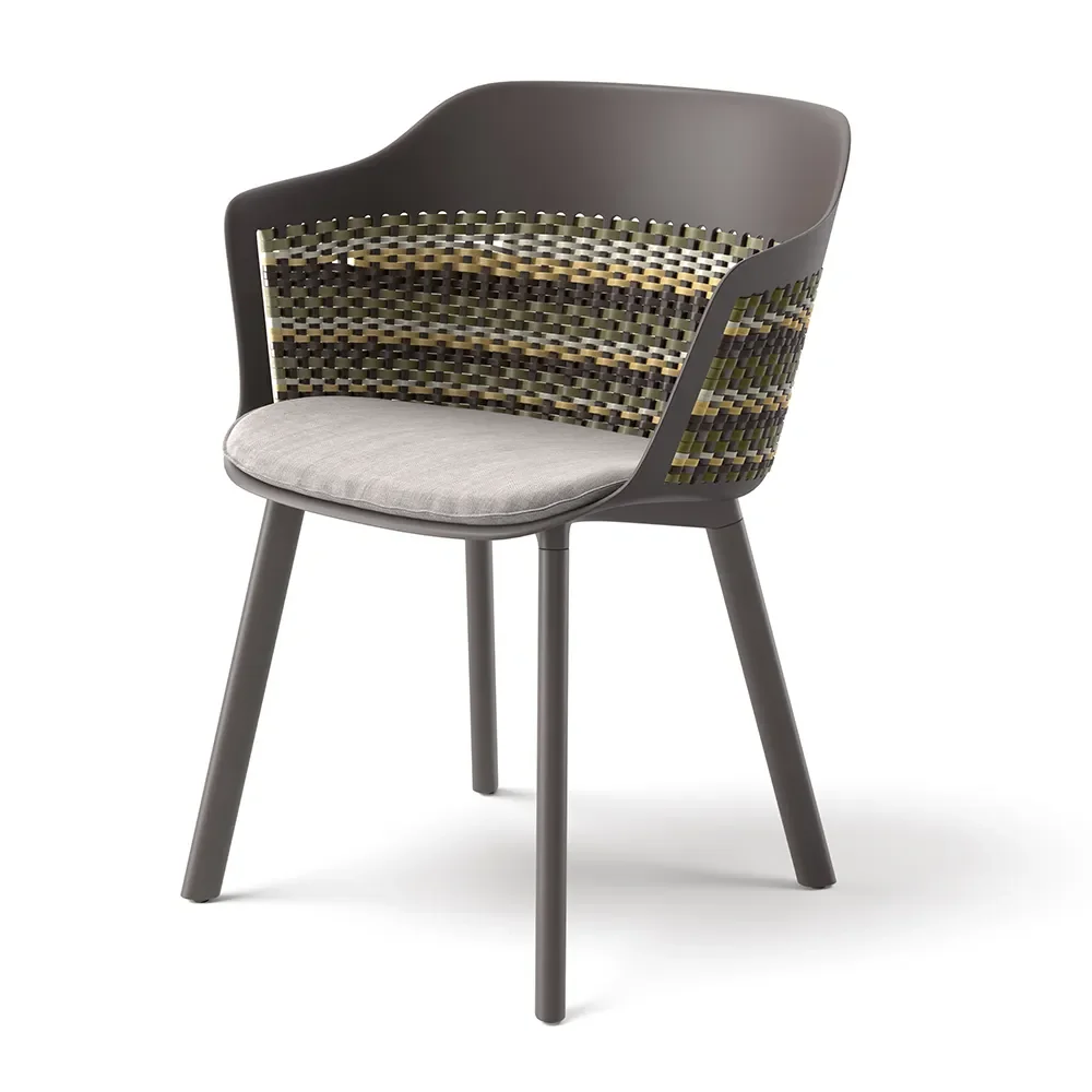 MYMI lænestol w/ aluminum ben DE1 black pepper 0317 black pepper 0317