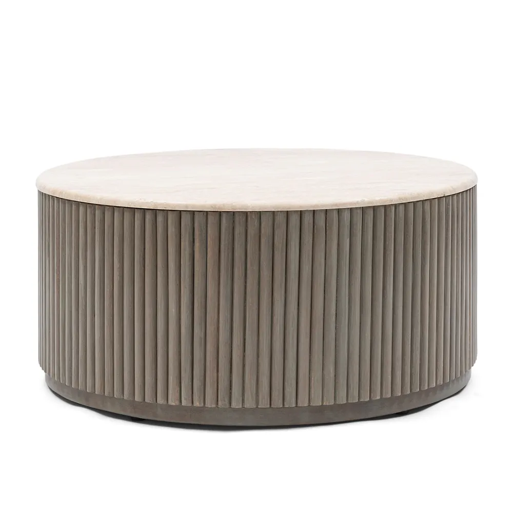 Riviera Maison, Villanova Sofabord Ø80 cm