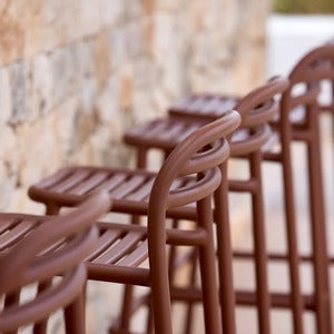 Bliss barstol, stabelbar Dark green, aluminium