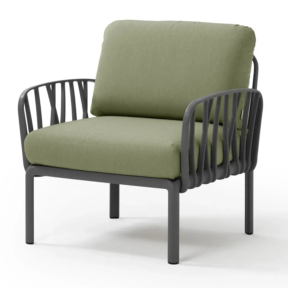 Nardi, Komodo lænestol Anthracite - Gianugla Sunbrella